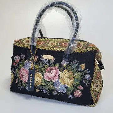 미사용 Think Bee! 싱크비 토트백 꽃무늬 로즈 고블랑 직조