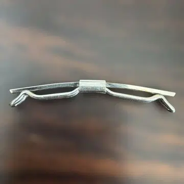 US 빈티지 컬러 클립 컬러 바 PAT 실버톤 X 패턴