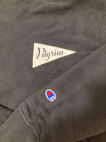 Champion 콜라보 Pilgrim 후드티