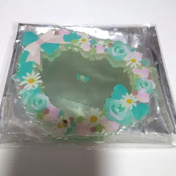 FUKUYA 하트 플라워 리스 아크릴 프레임