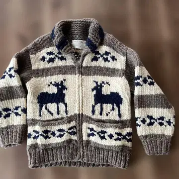 CANADIAN KNITWEAR 지퍼 달린 스웨터