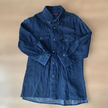 BLUE/BLUE 다크 블루 데님 셔츠