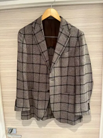 빔즈 F 자켓 46 그레이 체크