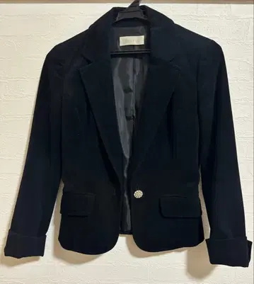 블랙 테일러드 자켓