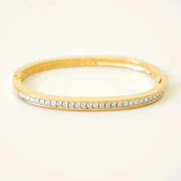 스와로브스키 크리스탈 뱅글 골드