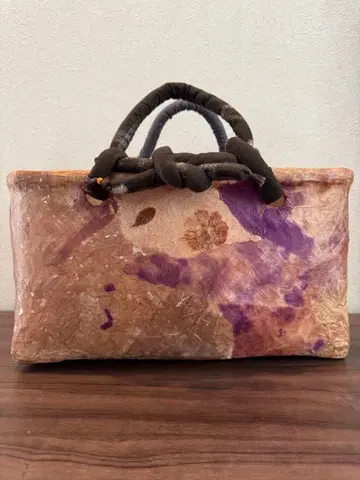 이칸바리 백 핸드메이드 바스켓백