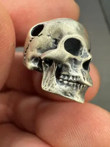 턱 가동 실버 925 소재 해골 펜던트