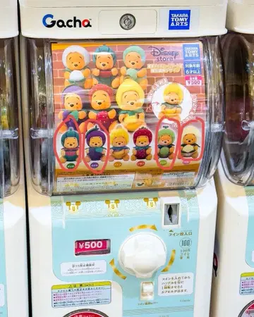 푸우 후르츠 가챠가챠 4종