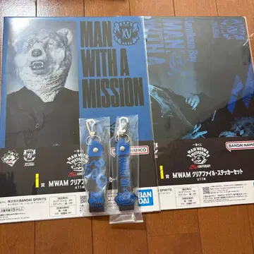 제일복권 man with a mission I상 클리어 파일 스티커