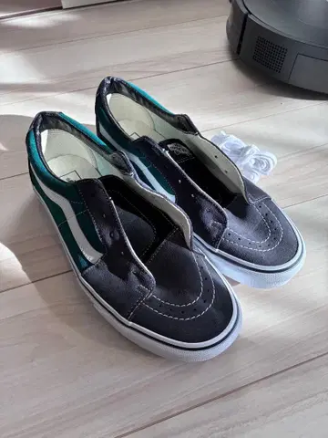 Vans 올드스쿨 블랙/그린 27.5cm