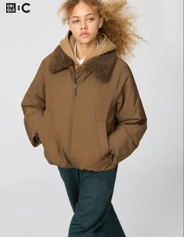 퍼프 테크 자켓 UNIQLO C 유니클로