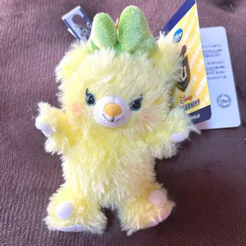 유니베어 배지 부착 키체인 레모네이드