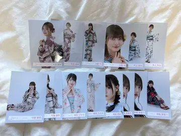 [ 42장 묶음 판매 ] 사쿠라자카46 브로마이드 2025 유카타 의상