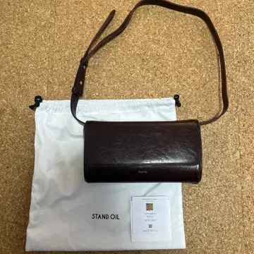 STAND OIL/다크 브라운/숄더백