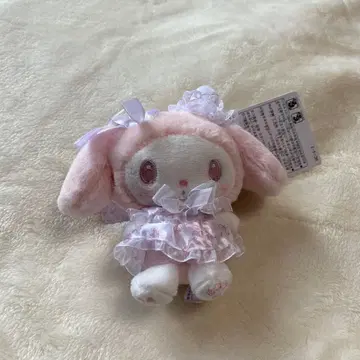 마이멜로디 화이트 딸기 키링