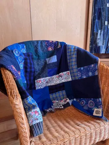 SAYOCAFE 패치워크의 포근한 무릎담요 (대)