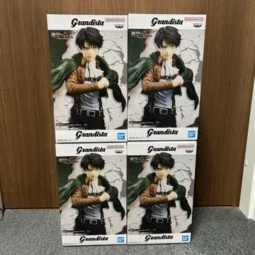 진격의 거인 Grandista 리바이 피규어 4체 세트