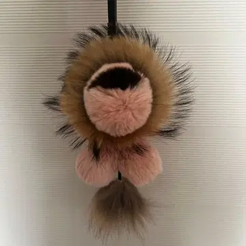 정품 퍼 동물 디자인 키링