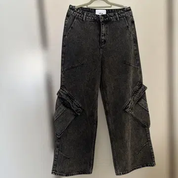 [ yaca ] 와이드 데님 카고 pt [ 새상품급 ]