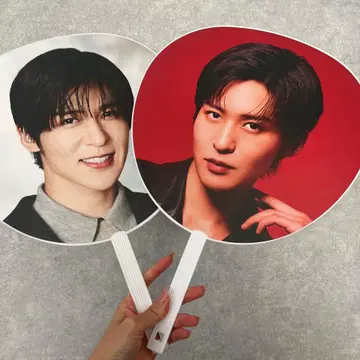 [ SnowMan ] 메구로 렌 부채 세트