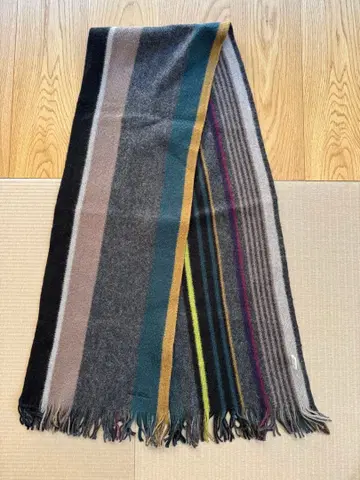 [새상품급] Paul Smith 멀티 컬러 스트라이프 머플러