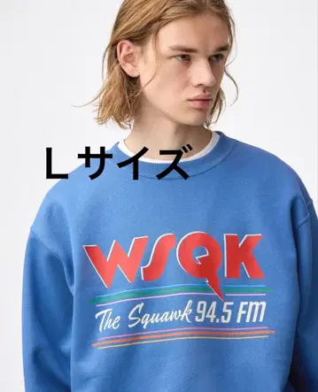 GU 기묘한 이야기 WSQK 헤비 웨이트 맨투맨 풀오버 L