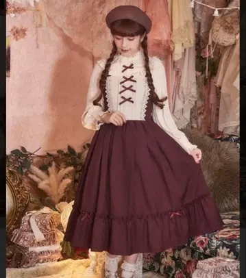 엑시즈팜 클래식 인형 점프 스커트