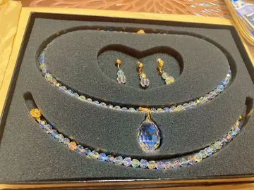 오로라 크리스탈 주얼리 세트