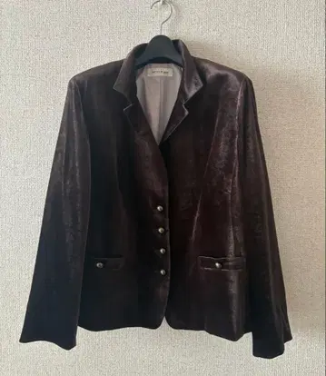 도쿄 스타일 벨벳 자켓 빅 사이즈