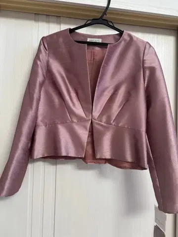 도쿄 소와르 MARIKO KOHGA 노카라 자켓 40 핑크