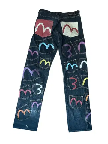 EVISU 메니 포켓 청바지 사이즈 34