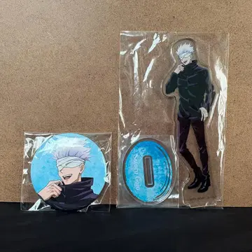 주술회전 고죠 사토루 아크릴 스탠드 캔뱃지