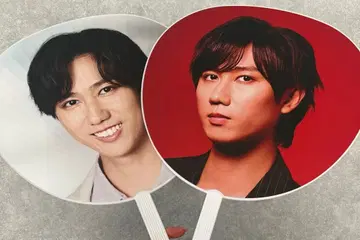 [ SnowMan ] 아베 료헤이 부채 세트 (음고치신, RAYS)