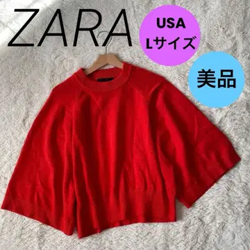 ZARA 자라 볼륨 슬리브 니트 US 사이즈 L