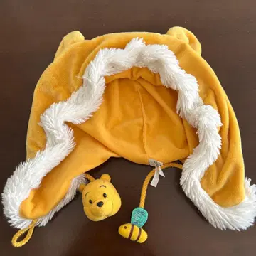 푸우 플리스 모자 귀 포함