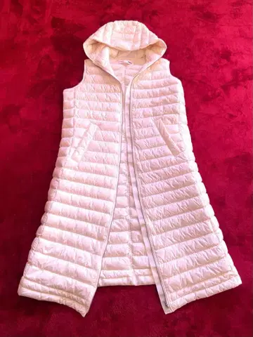 JNBY 후드 부착 롱 다운 베스트