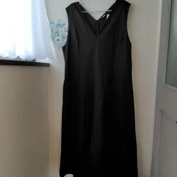 미사용 새상품 브러쉬드 저지 원피스 다크 브라운 XXL