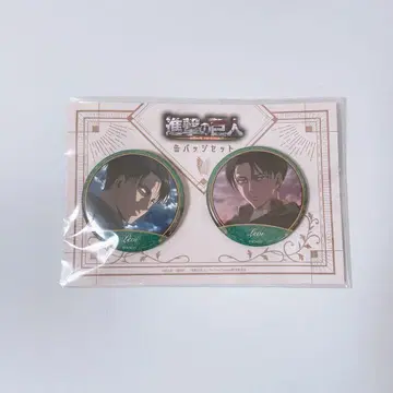 진격의 거인 캔뱃지 세트 애니메이트 리바이