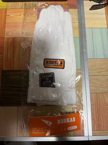RESKAS No.150 소가죽 장갑 M 사이즈 화이트