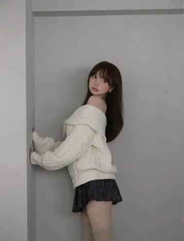 Kiki 케이블 루즈 니트