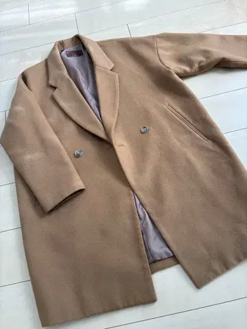 나노 유니버스 베이지 체스터 코트