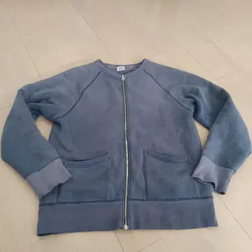 BARNS OUTFITTERS 퍼플네이비 맨투맨 가디건 M 사이즈