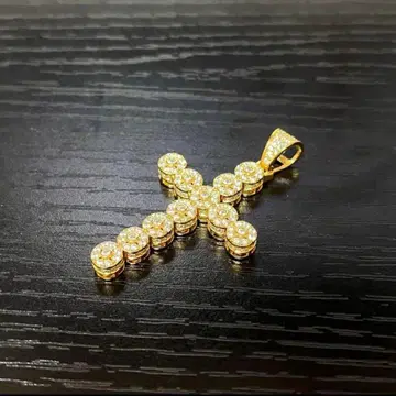 골드 도금 SILVER 925 크로스 십자가 펜던트