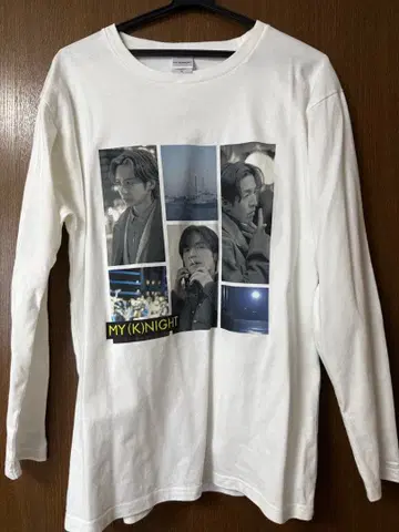 MY K NIGHT 마이 나이트 사진 롱 슬리브 T셔츠 L 사이즈