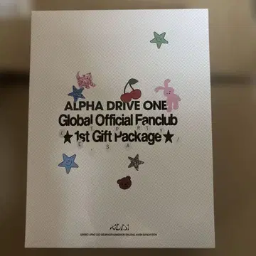 ALPHA DRIVE ONE 공식 팬클럽 특전 패키지