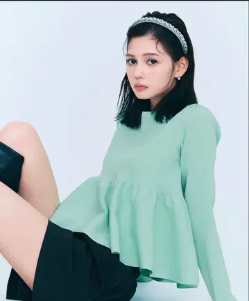 CELFORD 셀포드 비쥬 머리띠 그레이 시착만 한 상품 택 포함