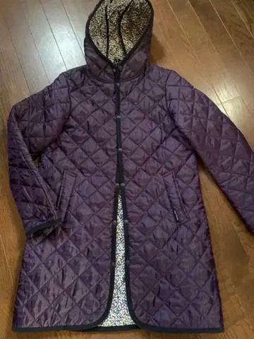 The Smock shop 퍼플 퀼팅 자켓