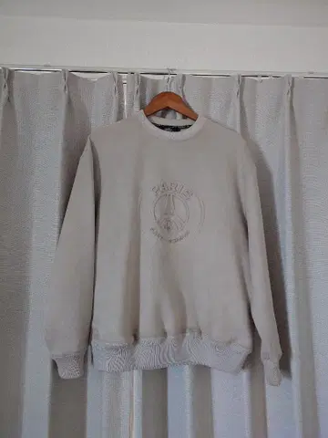 Paris Saint-Germain 페이크 스웨이드 크루넥 맨투맨