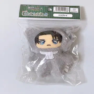 진격의 거인 봉제 인형 키링 치미케모 리바이