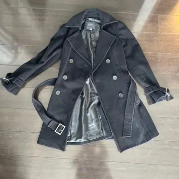 BOSCH 블랙 트렌치코트 38